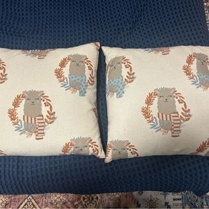 Cute Alpaca Print Throw Pillows